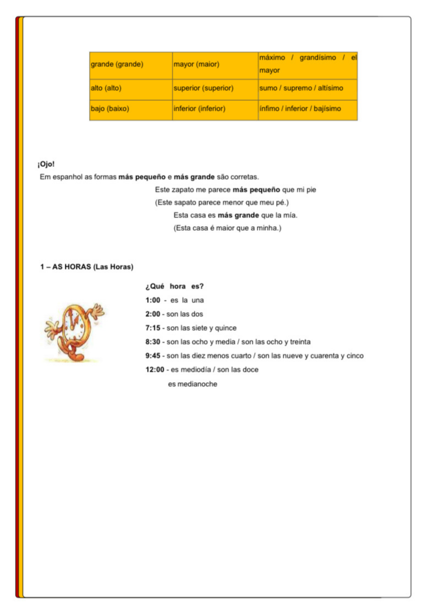 Espanhol 7